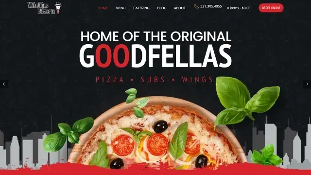 Screenshot of WiseGuy.Pizza